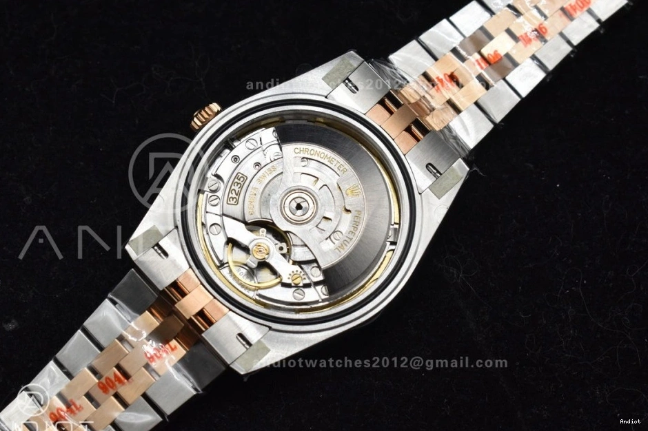 Best on RG 904L Steel Stick DateJust Edition Bracelet Brown SS Jubilee 41 1:1 Clean 126333 Dial VR3235 0601